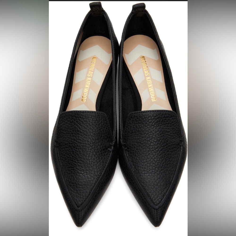Nicholas Kirkwood Nicholas Kirkwood Black Beya Loafers Sz 37